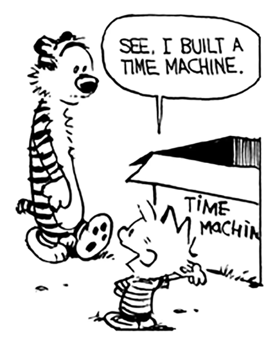 Calvin and Hobbes Time Machine