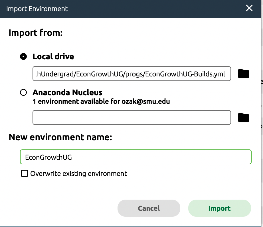 Import YAML